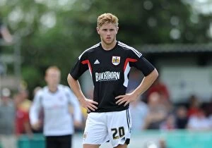 Images Dated 5th July 2014: Wes Burns in Action: Portishead Town vs. Bristol City Pre-Season Friendly