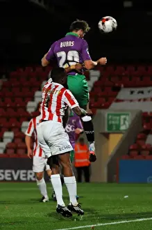 Cheltenham Town V Bristol City Prints: Wes Burns Scores Game-Winning Goal for Bristol City in Johnstone's Paint Trophy Match vs Cheltenham Town