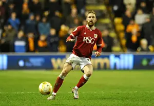 Framed Print : Wolves vs. Bristol City: Scott Wagstaff at Molineux Stadium (Sky Bet Championship)