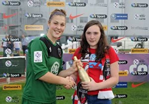 Fans Collection: WSL Clash: Bristol Academy Women vs Manchester City Women at SGS Wise Campus