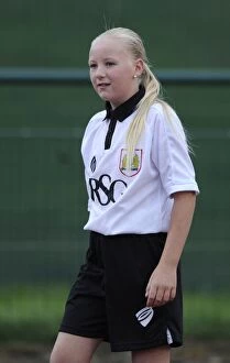 Images Dated 20th September 2014: Young Bristol City Fan's Excitement at FA WSL Match: BAWFC vs Arsenal Ladies