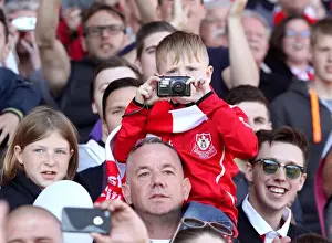 Bristol City V Coventry City (Champions) Prints: Young Fan Captures the Atmosphere: Bristol City vs Coventry City, 2015