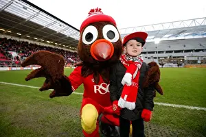 Bristol City V Birmingham City Prints: Young Fan and Scrumpy at Ashton Gate: Bristol City vs Birmingham City, 2016