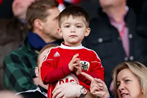 Framed Print : Young Fan's Anticipation: FA Cup Fourth Round - Bristol City vs West Ham United Framed Print : Young Fan's Anticipation: FA Cup Fourth Round - Bristol City vs West Ham United