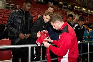 Young Fans Meet and Greet with Frank Fielding and Zak Vyner of Bristol City during Sky Bet Championship Match