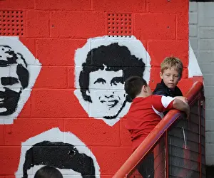 Bristol City V Crewe Prints: Young Fans Playing in the East End: A Moment of Joy at Ashton Gate