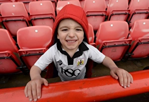 Gillingham Prints: Young Fan's Thrill at Bristol City vs Gillingham