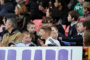 Bristol City V Gillingham Prints: Young Fan's Thrill at Bristol City vs Gillingham Match, Ashton Gate, 2014