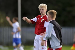 Images Dated 5th October 2013: Young Footballers Gear Up: Bristol City vs Brighton & Hove Albion U18 Clash at SGS Wise Campus