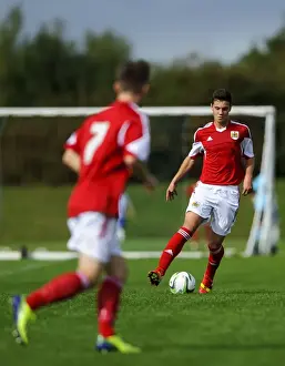 Bristol City U18s Prints: Young Star Aron Davies Shines in Bristol City U18 vs Brighton & Hove Albion U18 Football Match