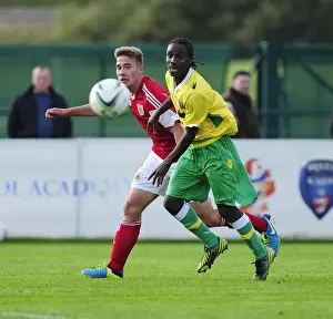 Bristol City U18s V Sheffield United Prints: Youth Football Clash: Bristol City U18s vs Sheffield United U18s at Wise Campus