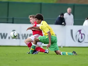 Bristol City U18s V Sheffield United Prints: Youth Football Rivalry: Bristol City U18s vs Sheffield United U18s at Wise Campus