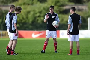 Bristol City U18s V Sheffield United Prints: Youth Football Rivalry: Bristol City U18s vs Sheffield United U18s at Wise Campus